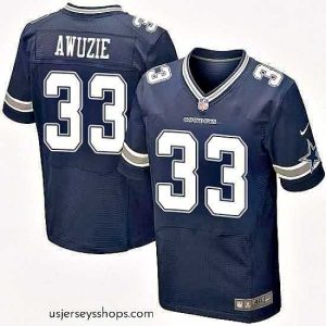 Sensational Nike Cowboys #33 Chidobe Awuzie Navy Blue Team Color Mens Stitched NFL Elite Jersey