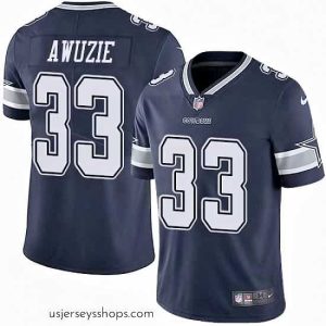 Enchanting Nike Cowboys #33 Chidobe Awuzie Navy Blue Team Color Mens Stitched NFL Vapor Untouchable Limited Jersey
