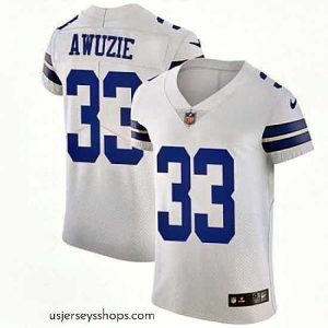 Alluring Nike Cowboys #33 Chidobe Awuzie White Mens Stitched NFL Vapor Untouchable Elite Jersey