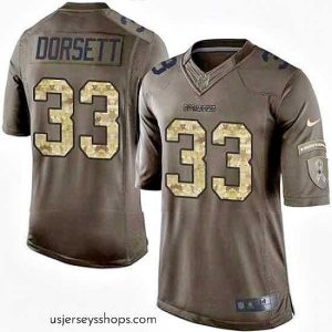 Enchanting Nike Cowboys #33 Tony Dorsett Green Color Stitched NFL Limited Salute to Service Jersey
