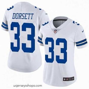 Stunning Nike Cowboys #33 Tony Dorsett White Womens Stitched NFL Vapor Untouchable Limited Jersey