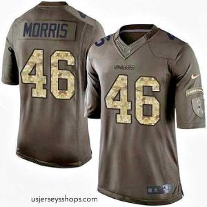 Captivating Nike Cowboys #46 Alfred Morris Green Stitched NFL Limited Salute to Service Jersey