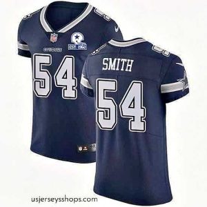 Magnificent Nike Cowboys 54 Jaylon Smith Navy Blue Team Color Stitched With Established In 1960 Patch NFL Vapor Untouchable Elite Jersey