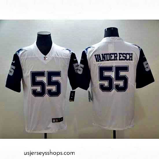 Enchanting Nike Cowboys 55 Rolando VandereschWhite Mens Stitched NFL Limited Rush Jersey