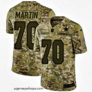 Enchanting Nike Cowboys #70 Zack Martin Camo Mens Stitched NFL Limited 2018 Salute To Service Jersey
