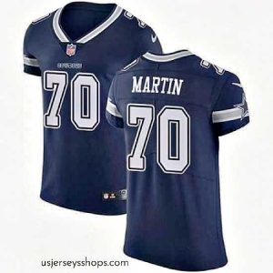 Exquisite Nike Cowboys #70 Zack Martin Navy Blue Team Color Mens Stitched NFL Vapor Untouchable Elite Jersey