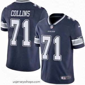 Glamorous Nike Cowboys #71 La 27el Collins Navy Blue Team Color Mens Stitched NFL Vapor Untouchable Limited Jersey
