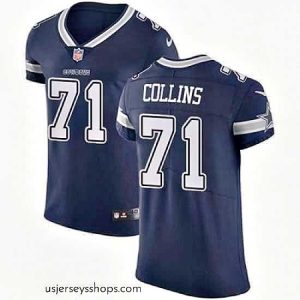 Exquisite Nike Cowboys #71 La el Collins Navy Blue Team Color Mens Stitched NFL Vapor Untouchable Elite Jersey
