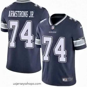 Exquisite Nike Cowboys 74 Dorance Armstrong Jr Navy Vapor Untouchable Limited Jersey