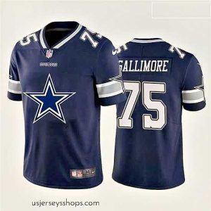 Enchanting Nike Cowboys 75 Neville Gallimore Navy Team Big Logo Vapor Untouchable Limited Jersey