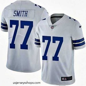 Stunning Nike Cowboys #77 Tyron Smith White Mens Stitched NFL Vapor Untouchable Limited Jersey