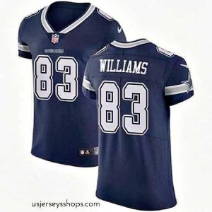 Stunning Nike Cowboys #83 Terrance Williams Navy Blue Team Color Mens Stitched NFL Vapor Untouchable Elite Jersey