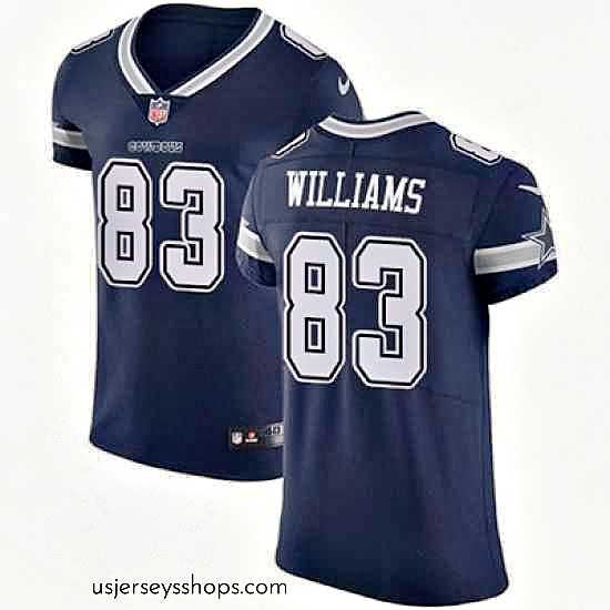 Stunning Nike Cowboys #83 Terrance Williams Navy Blue Team Color Mens Stitched NFL Vapor Untouchable Elite Jersey