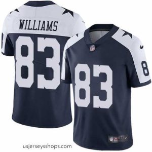 Glamorous Nike Cowboys #83 Terrance Williams Navy Blue Thanksgiving Mens Stitched NFL Vapor Untouchable Limited Throwback Jersey
