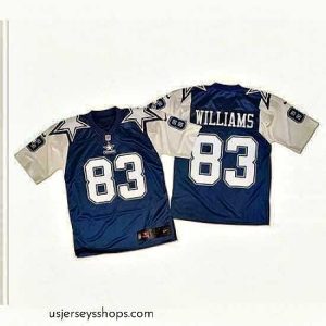 Exquisite Nike Cowboys #83 Terrance Williams Navy BlueWhite Throwback Mens Stitched NFL Elite Jersey