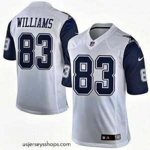 Sensational Nike Cowboys #83 Terrance Williams White Mens Stitched NFL Limited Rush Jerseys