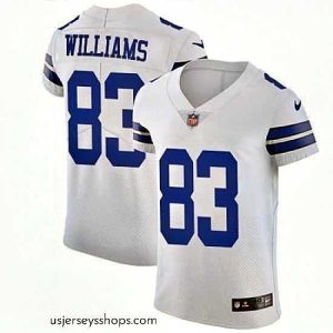 Exquisite Nike Cowboys #83 Terrance Williams White Mens Stitched NFL Vapor Untouchable Elite Jersey