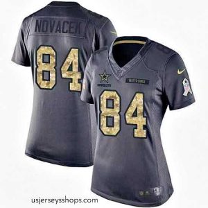 Captivating Nike Cowboys #84 Jay Novacek Black Womens 2016 Salute to Service NFL Limited Jersey