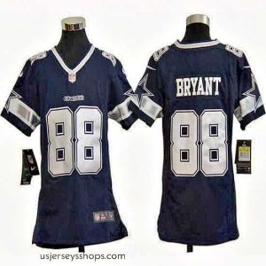 Exquisite Nike Cowboys #88 Dez Bryant Navy Blue Team Color Stitched NFL Elite Jersey