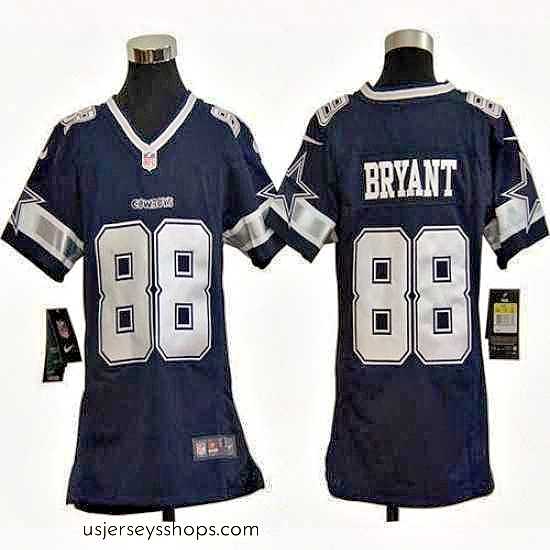 Exquisite Nike Cowboys #88 Dez Bryant Navy Blue Team Color Stitched NFL Elite Jersey