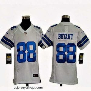 Magnificent Nike Cowboys #88 Dez Bryant White Stitched NFL Elite Jersey