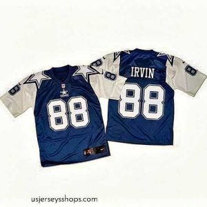 Alluring Nike Cowboys #88 Michael Irvin Navy BlueWhite Throwback Mens Stitched NFL Elite Jersey