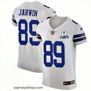Enchanting Nike Cowboys 89 Blake Jarwin White Stitched With Established In 1960 Patch NFL New Elite Jersey