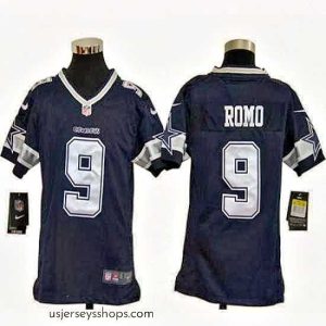 Alluring Nike Cowboys #9 Tony Romo Navy Blue Team Color Stitched NFL Elite Jersey