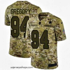 Magnificent Nike Cowboys #94 Randy Gregory Camo Mens Stitched NFL Limited 2018 Salute To Service Jersey