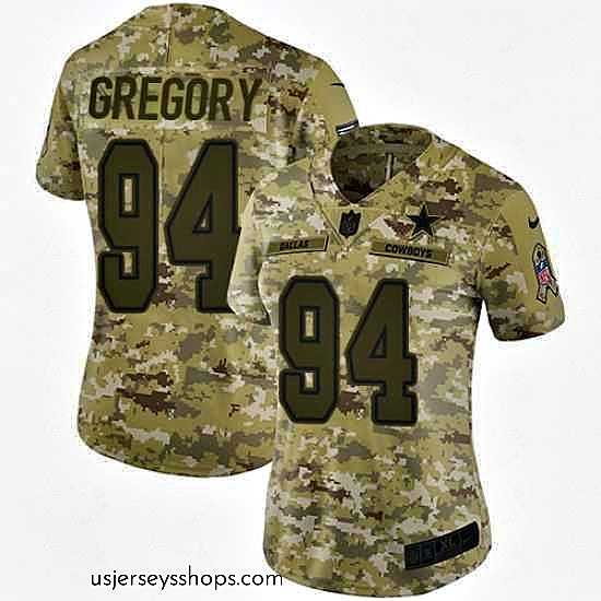 Enchanting Nike Cowboys #94 Randy Gregory Camo Stitched NFL Limited 2018 Salute to Service Jersey