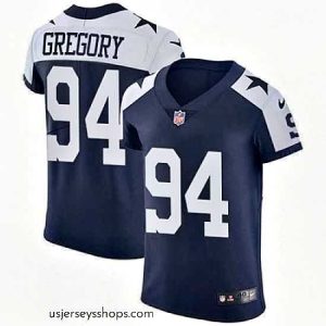 Alluring Nike Cowboys #94 Randy Gregory Navy Blue Thanksgiving Mens Stitched NFL Vapor Untouchable Throwback Elite Jersey