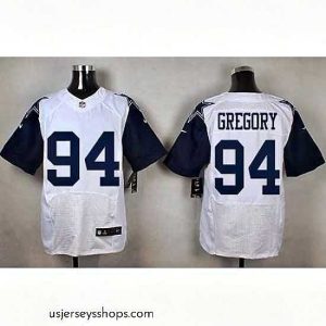 Magnificent Nike Cowboys #94 Randy Gregory White Mens Stitched NFL Elite Rush Jerseys