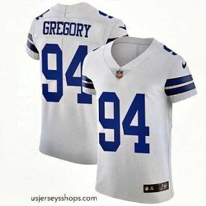 Glamorous Nike Cowboys #94 Randy Gregory White Mens Stitched NFL Vapor Untouchable Elite Jersey