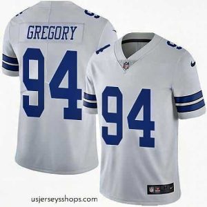 Sensational Nike Cowboys #94 Randy Gregory White Mens Stitched NFL Vapor Untouchable Limited Jersey