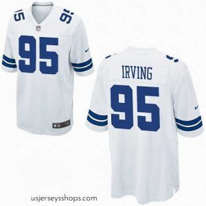 Enchanting Nike Cowboys #95 David Irving Mens Alternate White Stitched NFL Elite Jersey