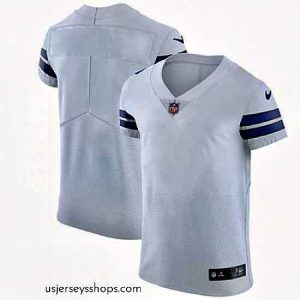 Captivating Nike Cowboys Blank White Mens Stitched NFL Vapor Untouchable Elite Jersey