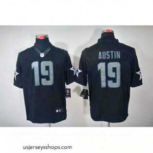 Stellar Nike Dallas Cowboys 19 Miles Austin Black Limited Impact NFL Jersey