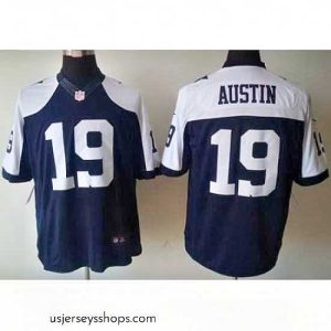 Magnificent Nike Dallas Cowboys 19 Miles Austin Blue LIMITED Thankgivings NFL Jersey