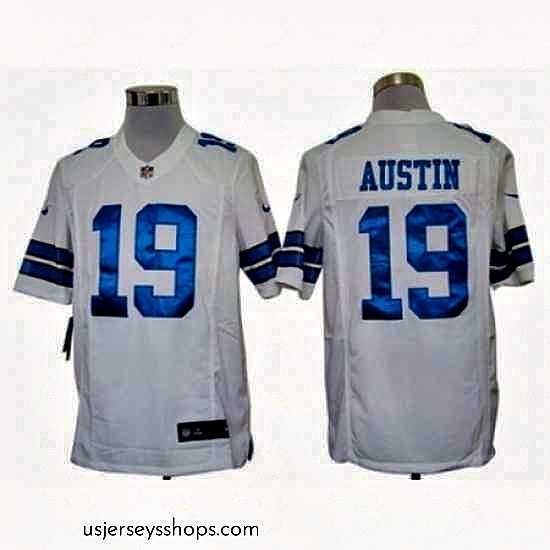 Stellar Nike Dallas Cowboys 19 Miles Austin White LIMITED NFL Jersey