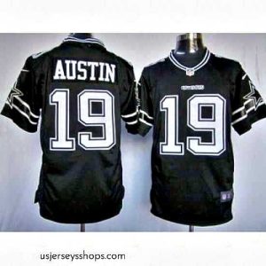 Glamorous Nike Dallas Cowboys 19 Miles Austin black Limited NFL Jersey