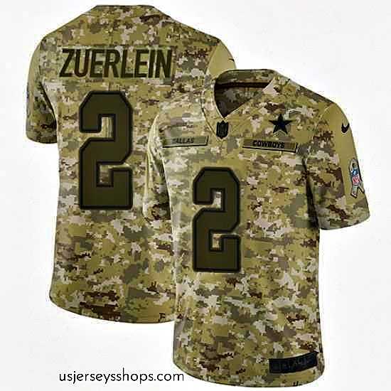 Sensational Nike Dallas Cowboys 2 Greg Zuerlein Camo Stitched NFL Limited 2018 Salute To Service Jersey