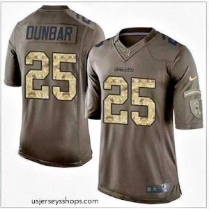 Sensational Nike Dallas Cowboys #25 Lance Dunbar Green 27s Stitched NFL Limited Jersey