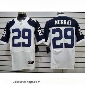 Exquisite Nike Dallas Cowboys 29 DeMarco Murray White Elite Thankgivings NFL Jersey