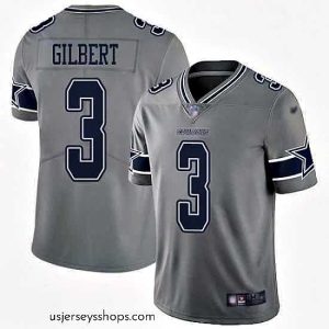 Magnificent Nike Dallas Cowboys 3 Garrett Gilbert Gray Stitched NFL Limited Inverted Legend Jersey