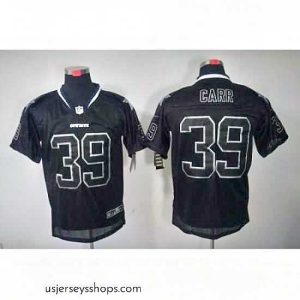 Magnificent Nike Dallas Cowboys 39 Brandon Carr Black Elite Lights Out NFL Jersey