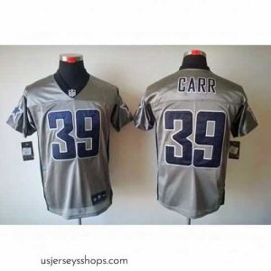 Alluring Nike Dallas Cowboys 39 Brandon Carr Grey Elite Shadow NFL Jersey