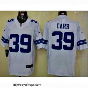Enchanting Nike Dallas Cowboys 39 Brandon Carr White LIMITED NFL Jersey