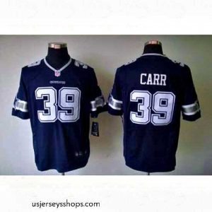 Stunning Nike Dallas Cowboys 39 Brandon Carr blue Game NFL Jersey