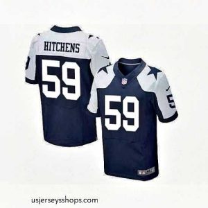 Magnificent Nike Dallas Cowboys 59 Anthony Hitchens Blue Elite Thanksgiving NFL Jersey
