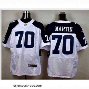 Alluring Nike Dallas Cowboys #70 Zack Martin White Thanksgiving Throwback 27s Stitched NFL Elite Jersey